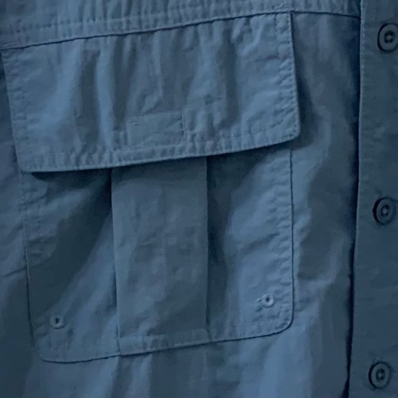 Clearwater Outfitters Blue Men's Fishing Outdoors Button Down Shirt Size Small - Picture 7 of 16